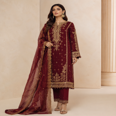 Pakistani Luxury Three Piece